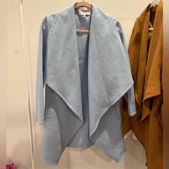 Fashion Nova Manhattan Coat - Blue - Picture 2 of 4